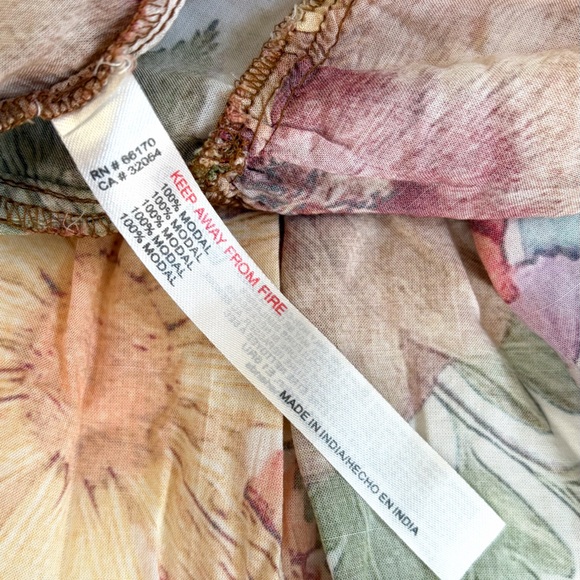 Anthropologie Moxy Collective Floral Maxi Dress Size XS Sheer - Picture 14 of 15